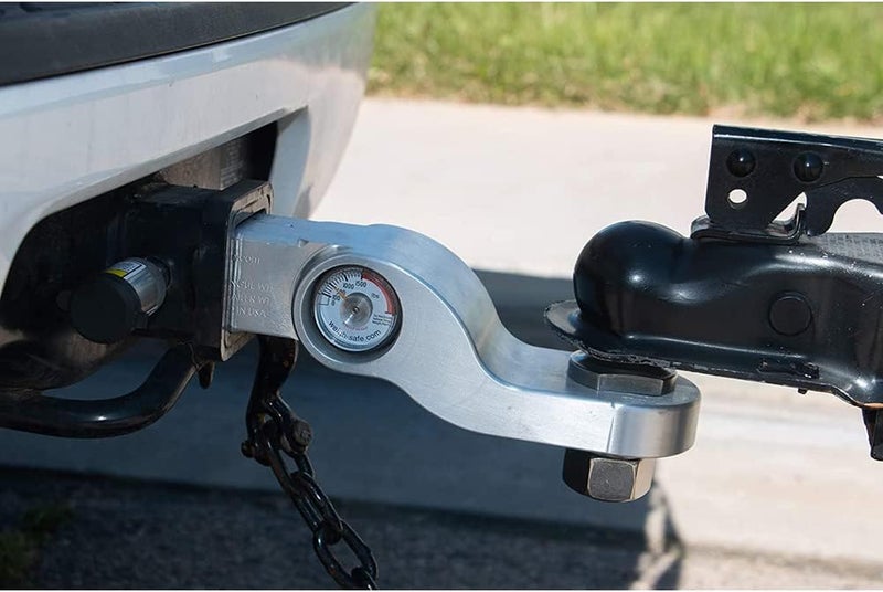 Weigh Safe Fixed Height Ball Mount - Stainless Steel Towing Ball Mount with Built-In Tongue Weight Scale - Designed for 2" Receivers - 10,000 GTW & 1,500 lbs Tongue Weight - Image 4